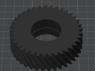 ASA-CF Spur Gear – High Strength & Heat Resistant