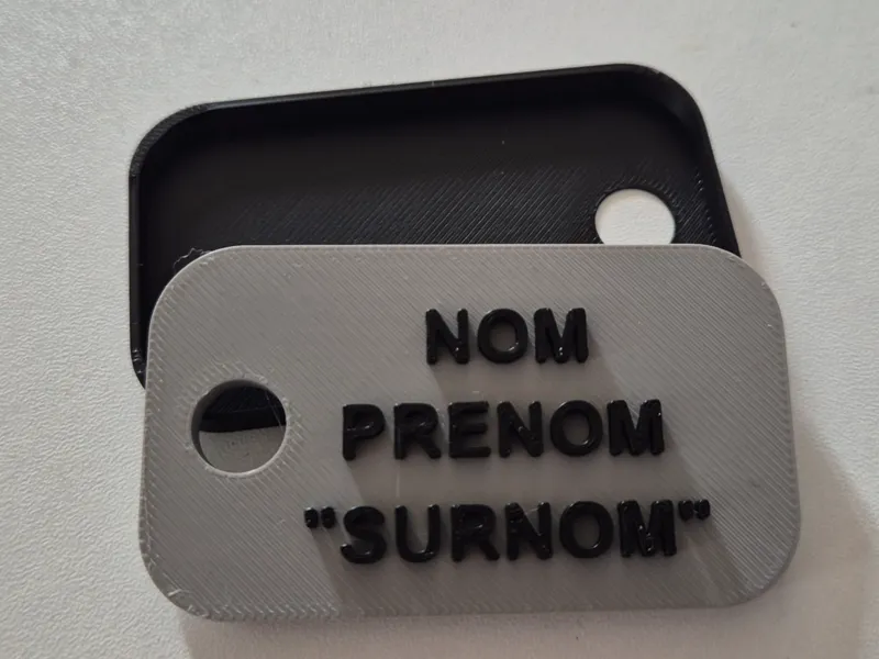 Plaquette Nominative