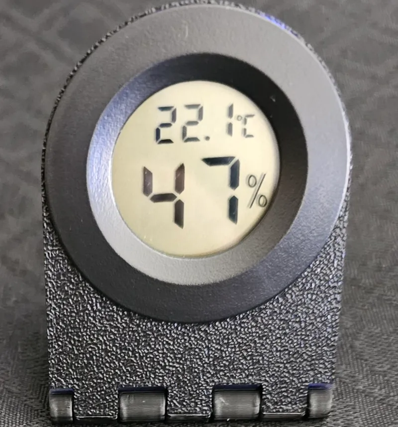 Hinged Hygrometer Desk Stand