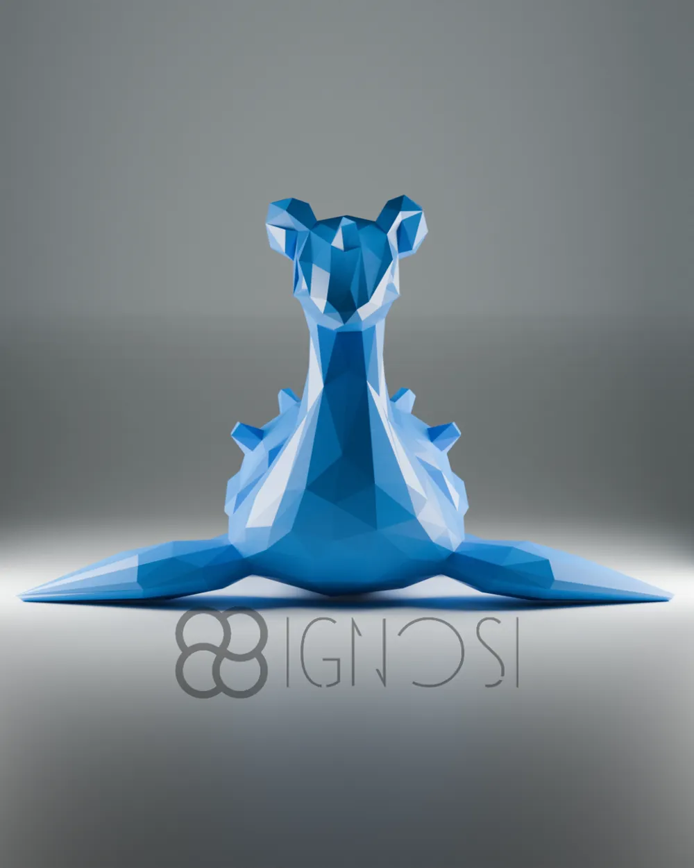 (#131) Lapras Low Poly - Free 3D Print Model - MakerWorld