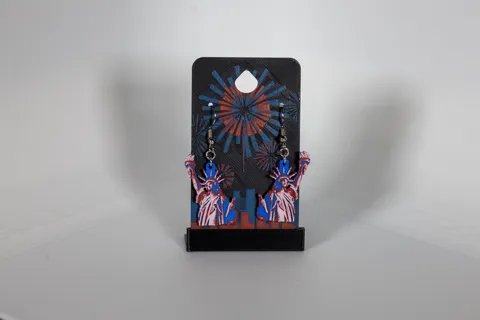 Statue of Liberty - Independence Day Earrings view 2