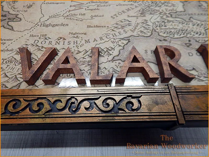 Valar Text Schriftzug
