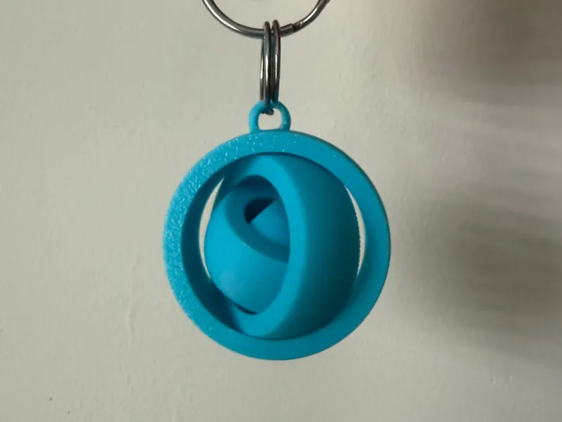 Fidget Gyro Keychain