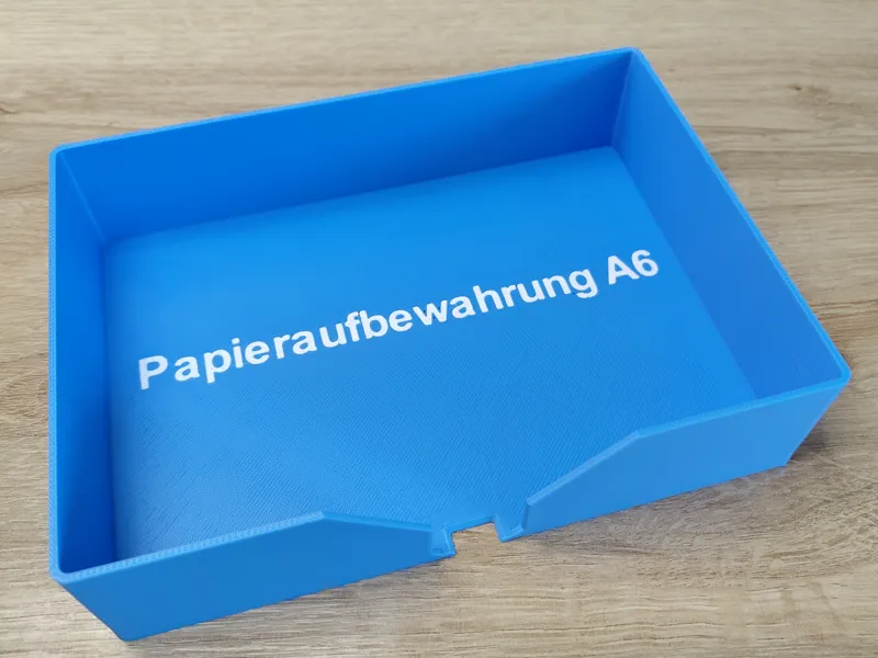 Papieraufbewahrung DIN A6