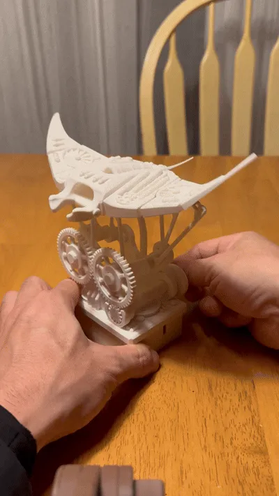 manta ray automaton manual/motor view 2