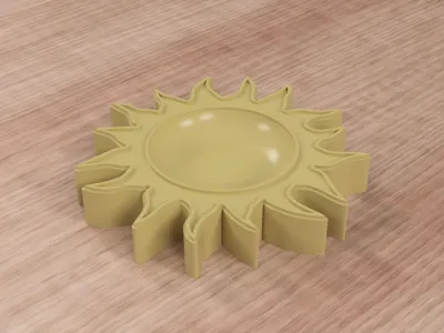 Sun-shaped Valet Tray