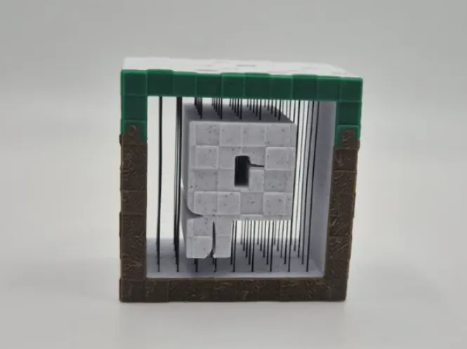 Minecraft Buchstabe-P String Art Alphabet