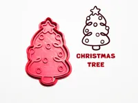 Emporte-pièce sapin de Noël — photo 1