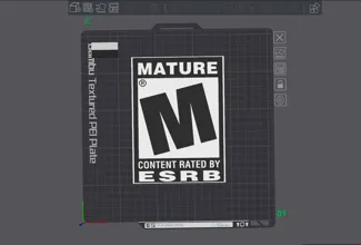 Content Rated For Mature Sign 