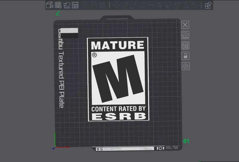 Content Rated For Mature Sign 