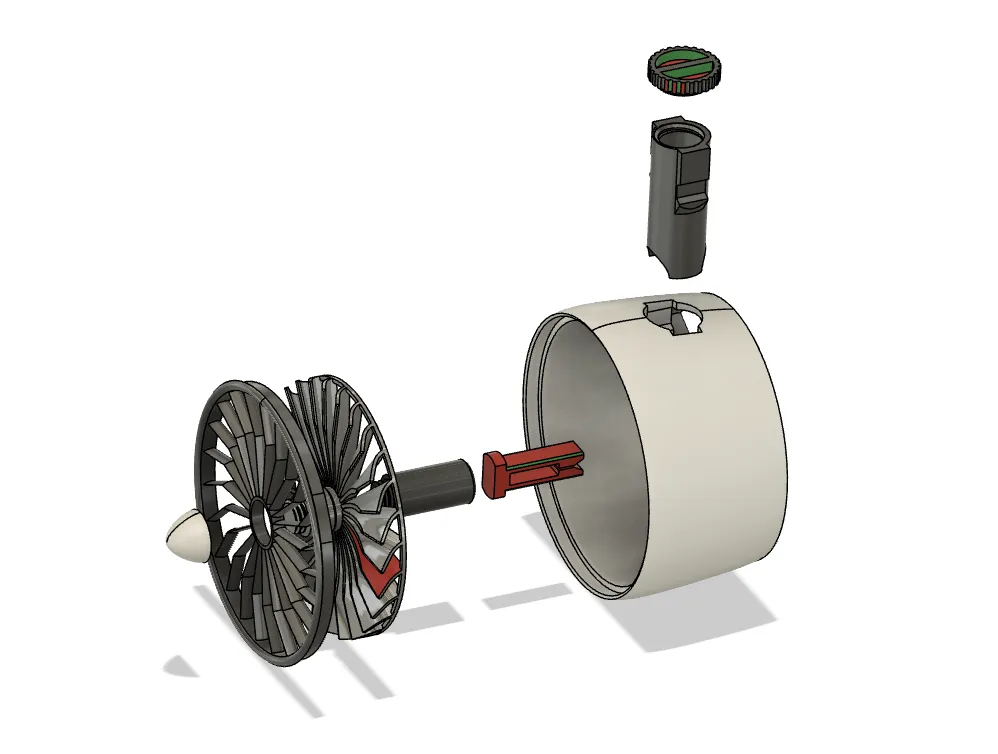Automotive Turbofan Aroma Diffuser - Free 3D Print Model - MakerWorld