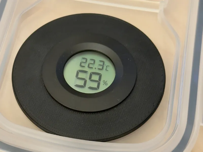 Hygrometer Einsatz für Cereal-Filamentbox
