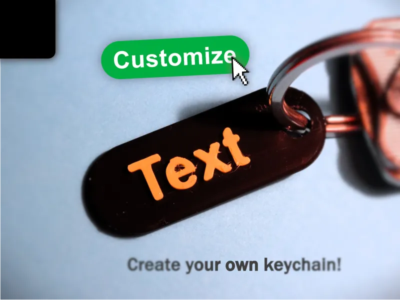 Customisable keychain - Also for other things.