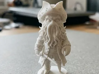 Davy Jones Pirates Bust 3D Print Model 253