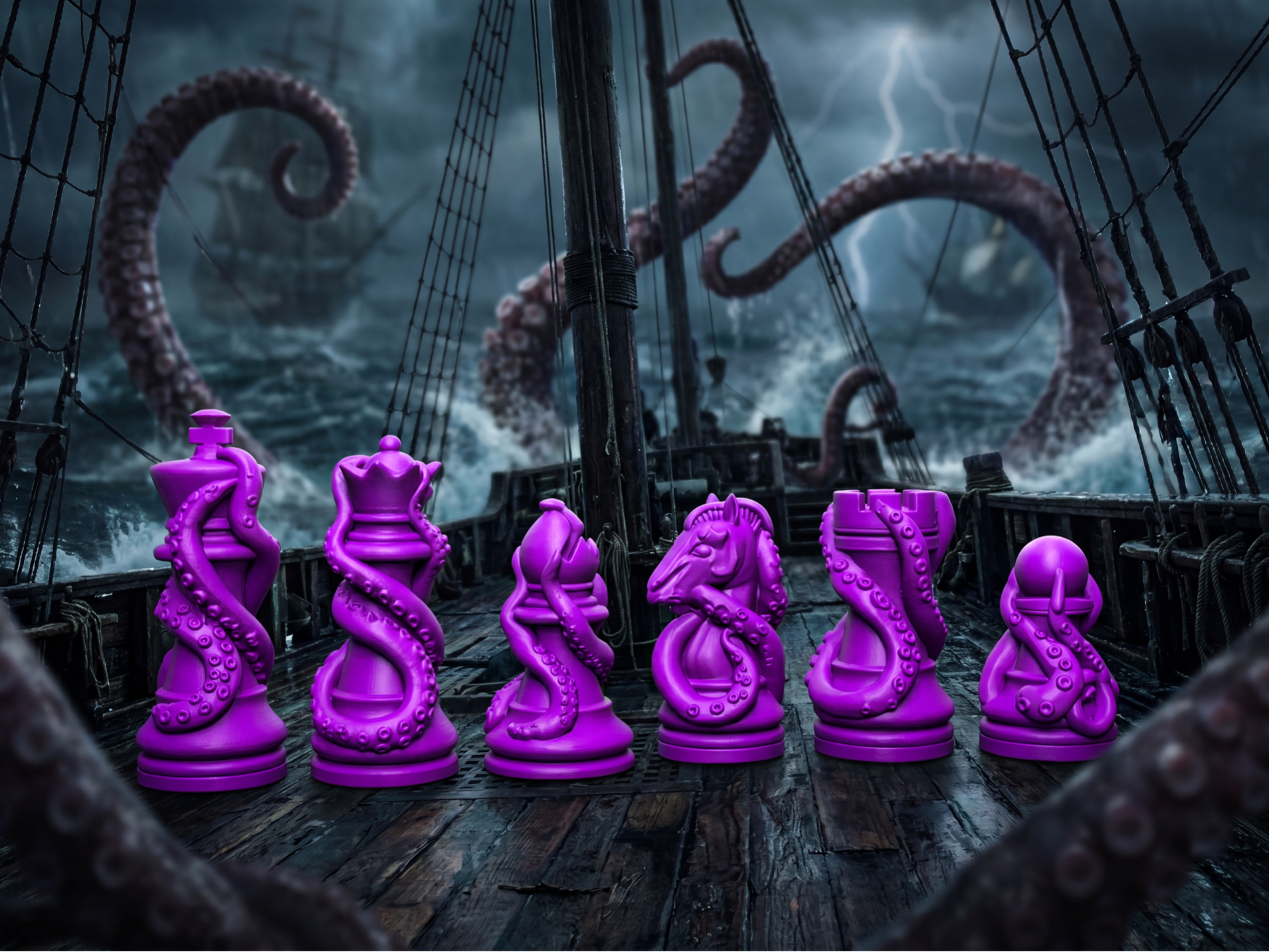 Tentacles Chess Set