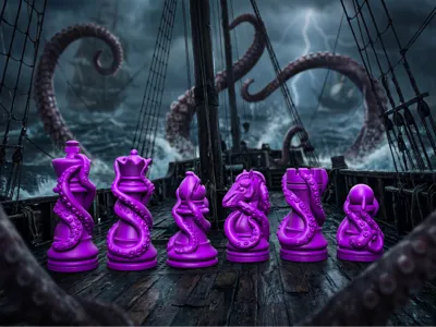 Tentacles Chess Set