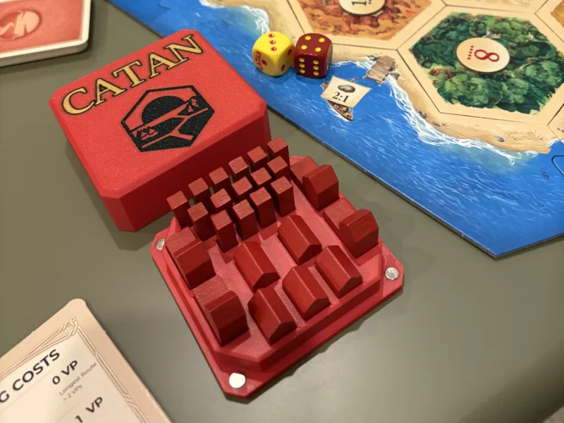 Catan Storage Box For Game Pieces