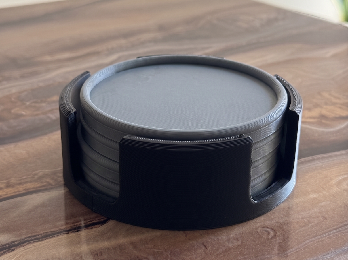 Simple Coaster + Holder