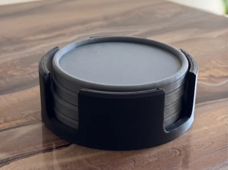 Simple Coaster + Holder