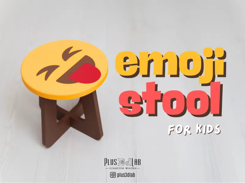 EMOJI Stool/Chair – The Funniest Seat in the House