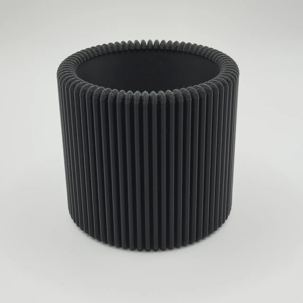 Modern Design Ribbed Pencil Holder, Pencil Cup view 2