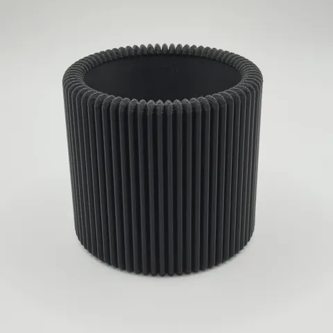 Modern Design Ribbed Pencil Holder, Pencil Cup view 2