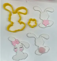 Emporte-pièce lapin pompon — photo 1