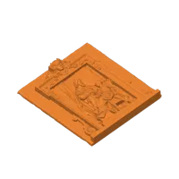 Bas-relief scène d'hôpital pour enfants — photo 2
