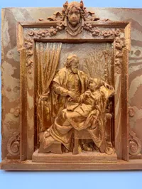 Bas-relief scène d'hôpital pour enfants — photo 1