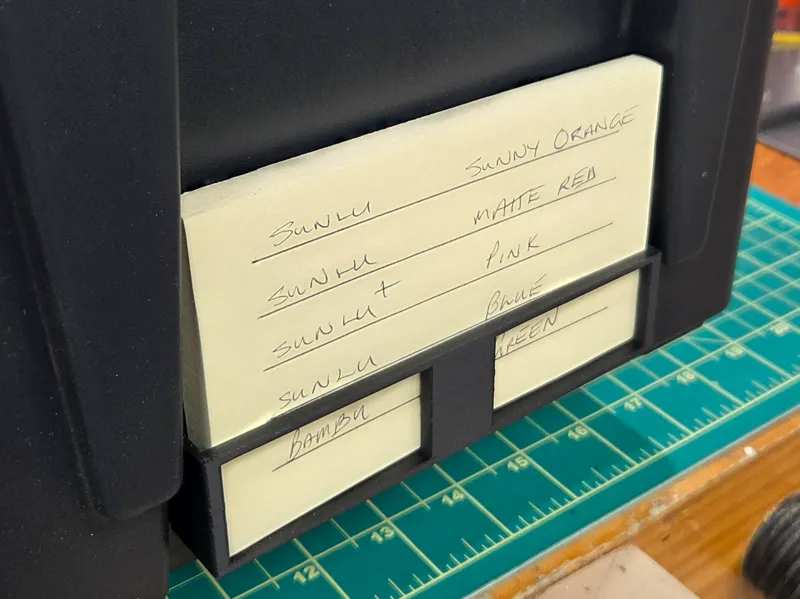 HDX Tote Filament Storage Post it Holder