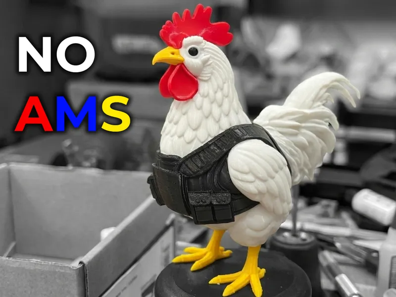 Rooster Soldier - No AMS - Fully disassemblable