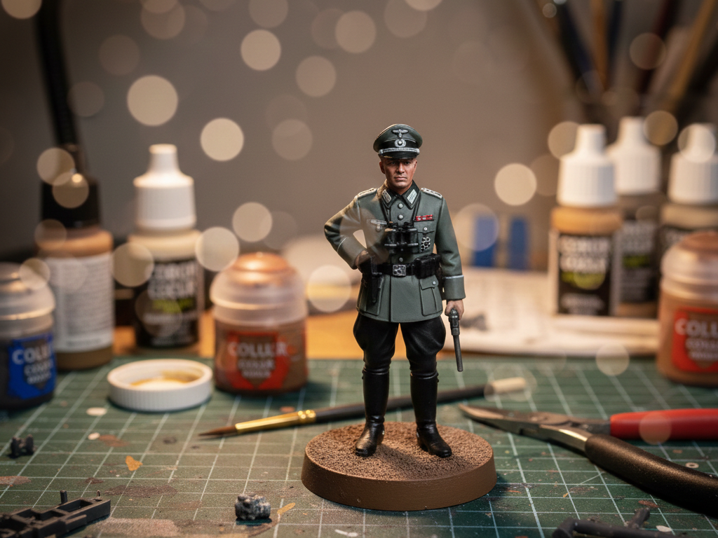 WW2 Soldier Tabletop Wargame - German Officer