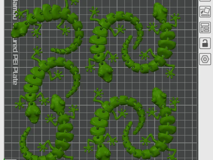 Lizard 7pcs (new model)