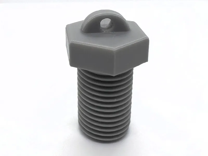 Secret bolt Storage with reverse threads