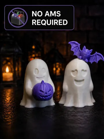 Adorno temático: Niedliche kleine Geister für Halloween — vista de referencia 2