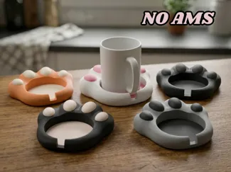 Suporte Para Copo Caneca Lata Pata Gato Fofo