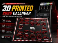 F1 2026 Calendar – AMS Ready Multi-Color Print