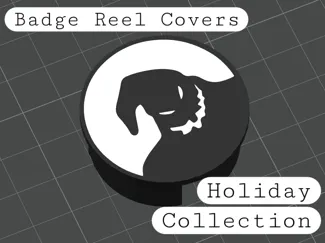 Holiday Badge Reel Covers
