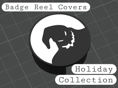 Holiday Badge Reel Covers