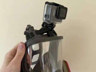 GoPro Mount for Full Face Respirator Mask