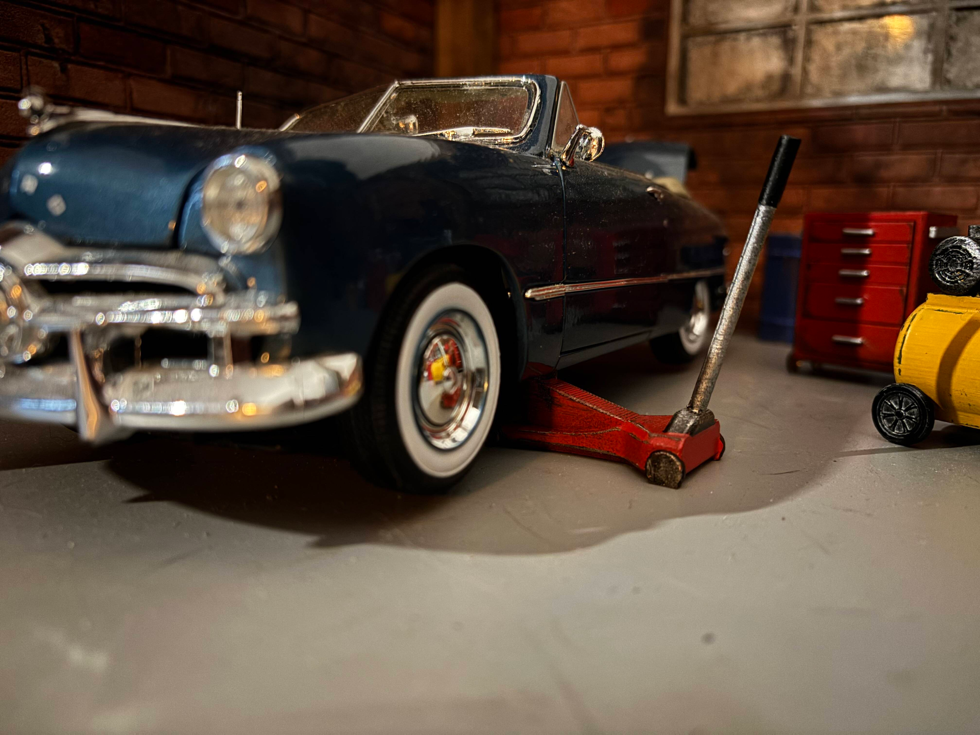 hydraulic Car Jack 1:24 garage diorama accessories