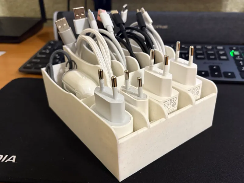 Modular Charger & Cable Organizer