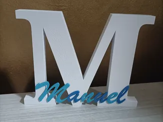 Letter M Manuel
