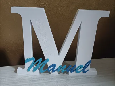 Letter M Manuel