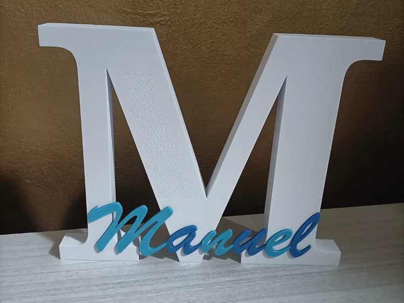 Letter M Manuel