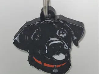 black labrador keychain