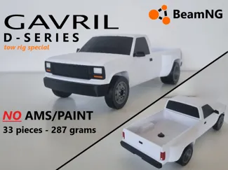 BeamNG Gavril D-series toy car - (TOW RIG SPECIAL)