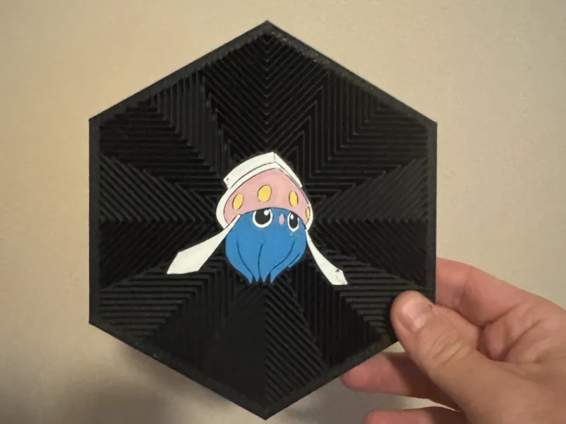 #686 Inkay Hex Wall Art