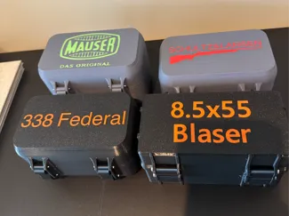 Ammobox Different logos .308/30-06/6,5x55/9,3x62