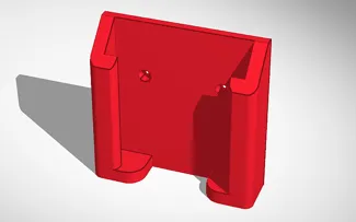 Wall cell phone holder